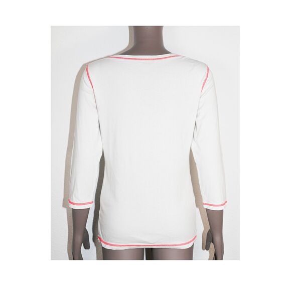 Tommy Hilfiger 3/4 Sleeve Top Womens Casual Preppy Basic Medium‎ - Picture 3 of 3